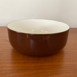 Finel Brown Enamel Bowl