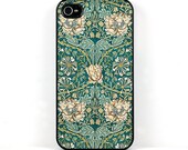 Honeysuckle Floral iPhone 6 Case - Plastic iPhone 5 case, William Morris Vintage Flower Design iPhone SE case, iPhone 5C Smartphone case