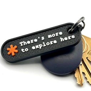 Outer Wilds Keychain | “There’s More to Explore Here” | Gaming Accessory