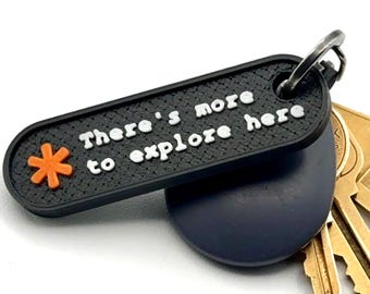 Outer Wilds Keychain | “There’s More to Explore Here” | Gaming Accessory