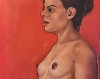 Cherry Bomb, Original Oil Painting