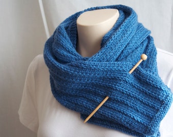 KNITTING PATTERN, His, Hers Scarf