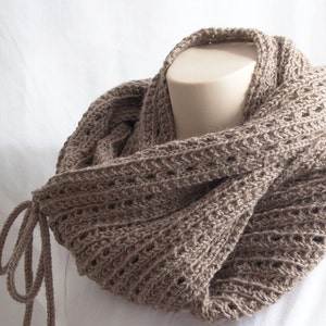 KNITTING PATTERN, The Mokaccino Cowl and Scarf image 4