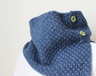 KNITTING PATTERN, Little Daisies Cowl