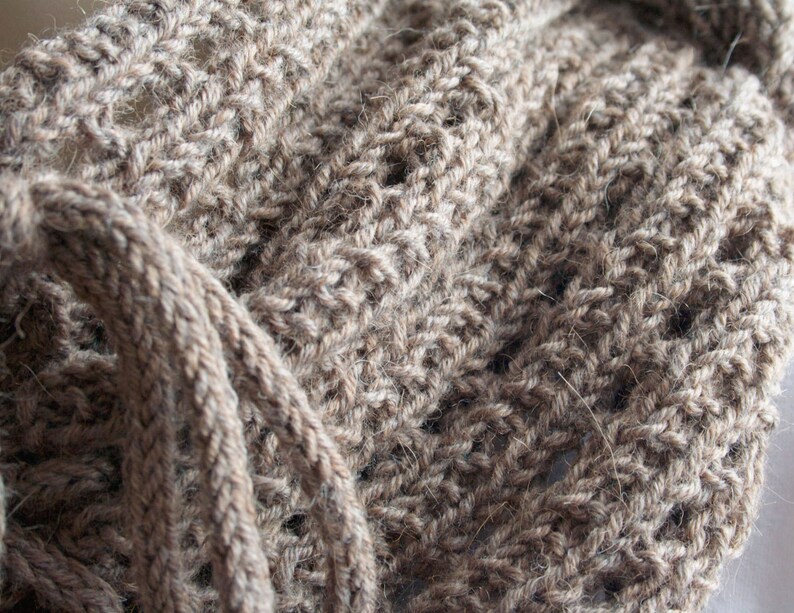 KNITTING PATTERN, The Mokaccino Cowl and Scarf image 5