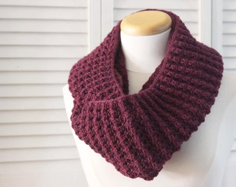 KNITTING PATTERN, The Infinity Puffy Scarf