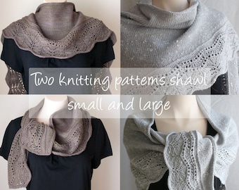 KNITTING PATTERN, Farniente I and II shawls