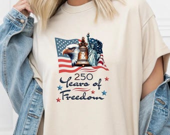 250th Anniversary USA Patriotic PNG | Americana Freedom Clipart | High-Res Sublimation Design | Digital Download