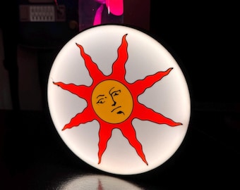 ダークソウル ソレア 太陽を讃えて ライトボックス 明るさ調整可能 壁掛け対応