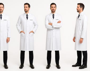 Vintage 1960s French Military Hospital Surgeons Doctors Jacket