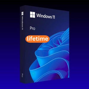 Windows 11 Pro Lifetime - Official License (Full Version, Transferable) - Immediately