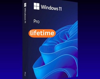 Windows 11 Pro Lifetime - Official License (Full Version, Transferable) - Immediately
