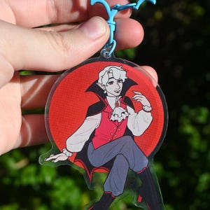 Vampires SMP Keychains // 3.5" Acrylic Double-sided // Owen and Scott image 2