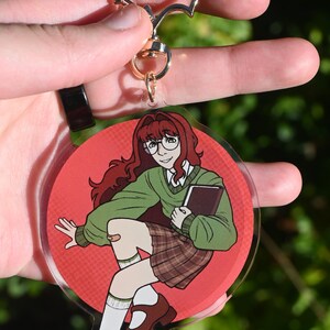 Vampires SMP Keychains // 3.5" Acrylic Double-sided // Pyro and Shelby image 3