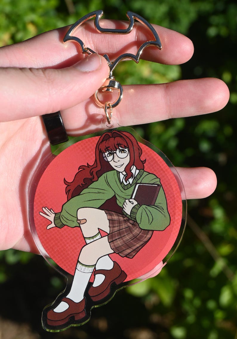 Vampires SMP Keychains // 3.5" Acrylic Double-sided // Pyro and Shelby image 3