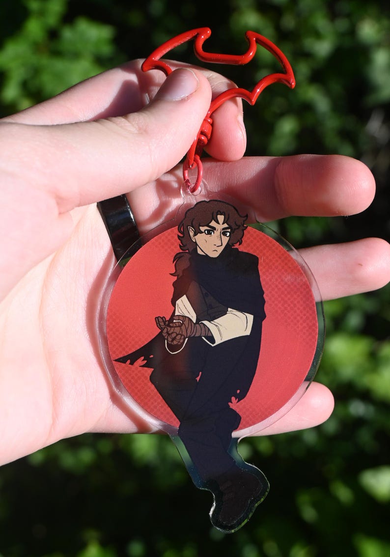 Vampires SMP Keychains // 3.5" Acrylic Double-sided // Owen and Scott image 5