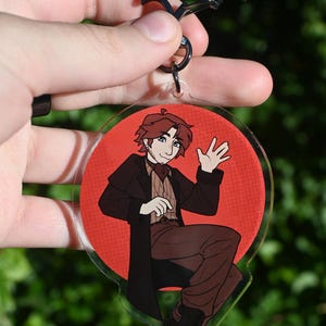 Vampires SMP Keychains // 3.5" Acrylic Double-sided // Pyro and Shelby image 5