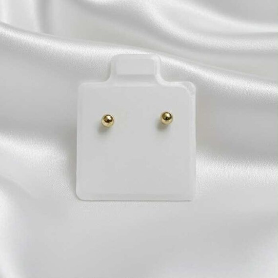 Timeless 14K Solid Yellow Gold Round Zirconia Scr… - image 3