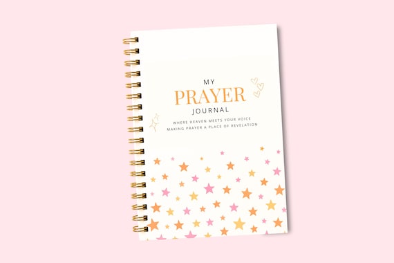 Soft Cover Guided Prayer Journal - Daily Devotional Notebook
