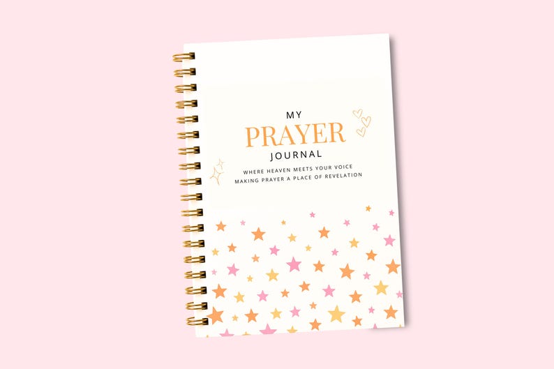 Soft Cover Guided Prayer Journal - Daily Devotional Notebook image 1
