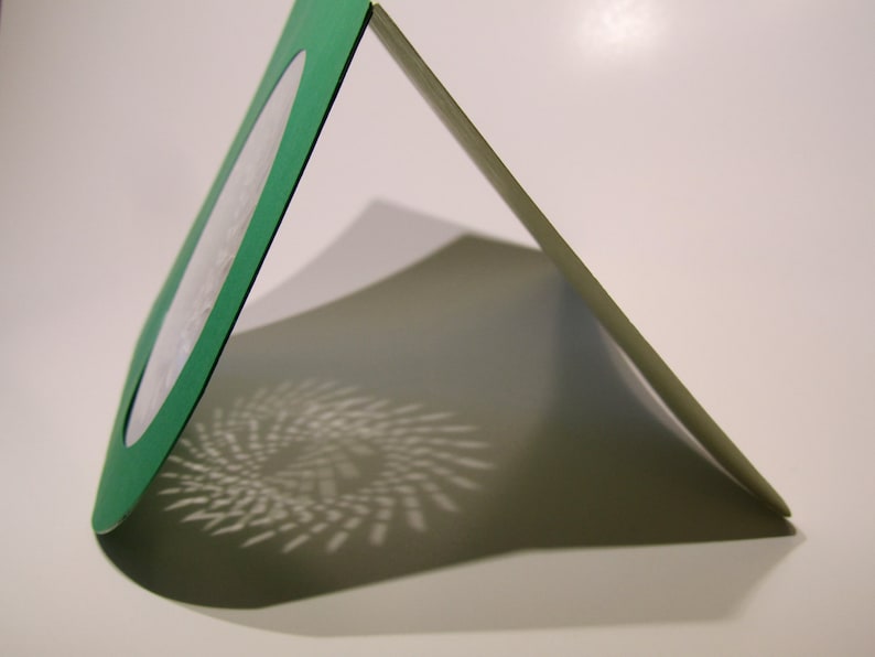 One of a Kind. St PATRICK/'S GREETING CARDS Green /& Beige Handmade wIntricate Cuts in Silver Metallic Iridescent Paper Five