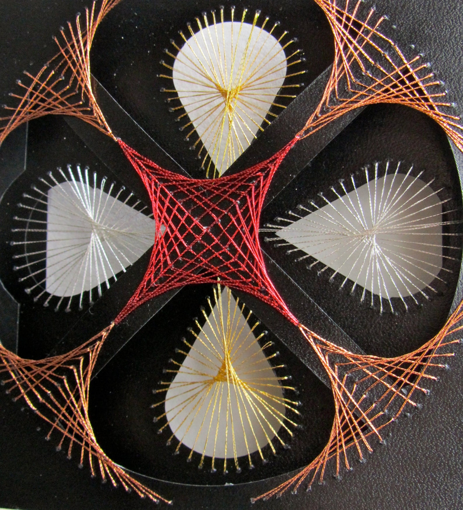 String Art Home Décor Geometric Design Wall Art Handmade Original With