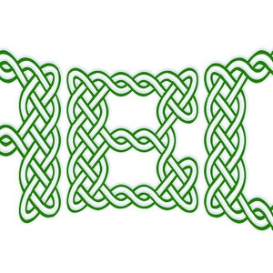 MONOGRAM of Eternity Celtic Knots Handmade PAPERCUT Letters. St Patrick, ENGAGEMeNT, WEDDiNG, NEWBoRN , B-DAY Gift, Wall Art Décor. OOaK image 2