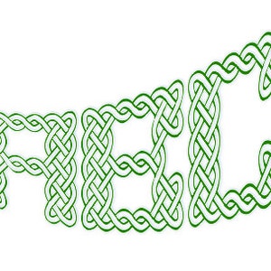 MONOGRAM of Eternity Celtic Knots Handmade PAPERCUT Letters. St Patrick, ENGAGEMeNT, WEDDiNG, NEWBoRN , B-DAY Gift, Wall Art Décor. OOaK image 4