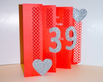 Happy 39th Birthday 39 Today Pop-Up Greeting Card