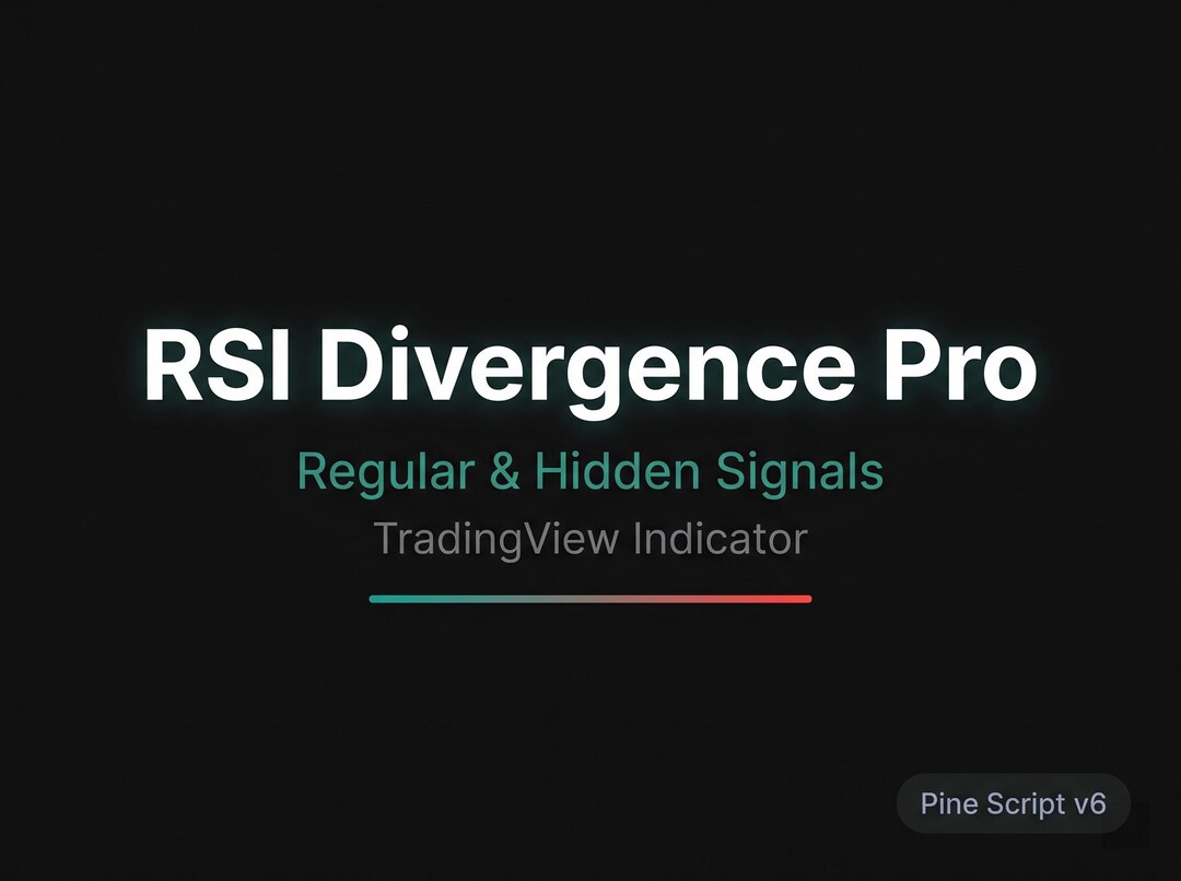 RSI Divergence Pro | Tradingview Indicator | Regular & Hidden ...