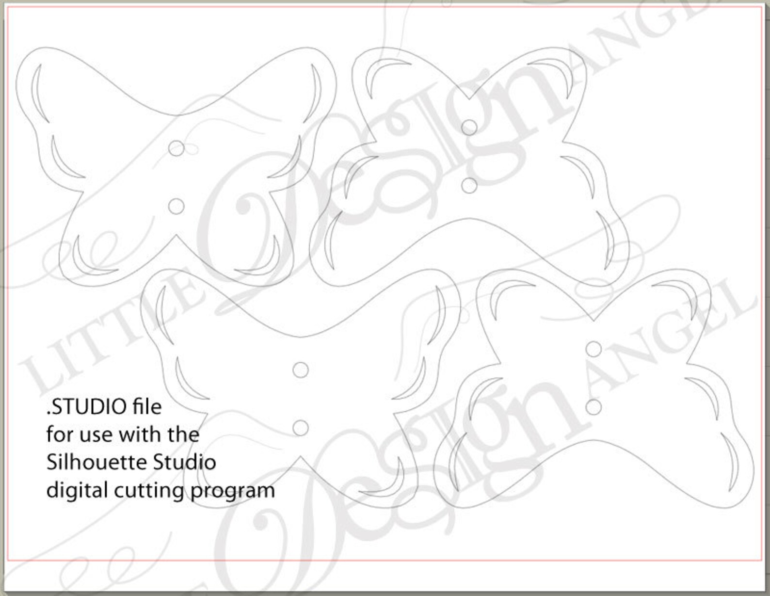 Lollipop Butterfly Paper Craft Favor Digital Cutting Files: SVG, DXF ...