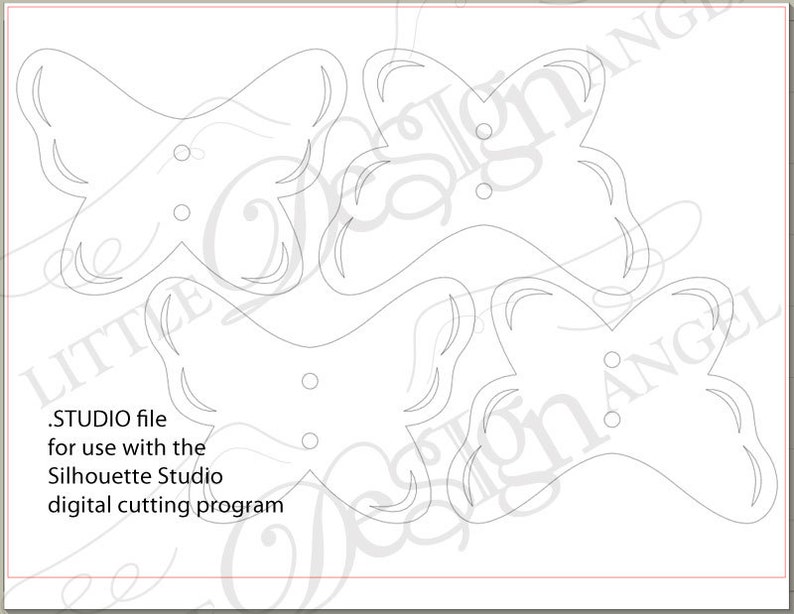 Lollipop Butterfly Paper Craft Favor Digital Cutting Files: SVG, DXF ...