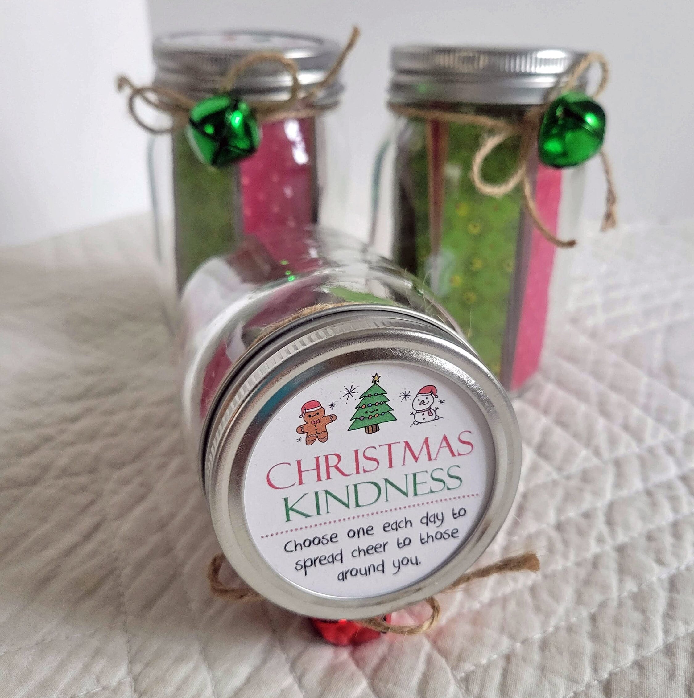 DIY Christmas Kindness Jar Kit PDF printable