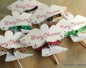 ロリポップエンジェルペーパークラフトの記念品デジタルカッティングファイル：SVG、DXF、STUDIO