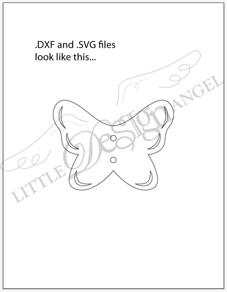 Lollipop Butterfly Paper Craft Favor Digital Cutting Files: SVG, DXF ...