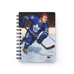 Toronto Maple Leafs Vintage Hockey Spiral Bound Journal
