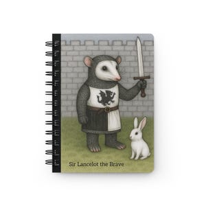 Sir Lancelot the Brave - Spiral Notebook | Monty Python