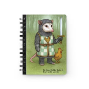 Sir Robin the Not-Quite-So-Brave-as-Sir-Launcelot - Spiral Notebook | Monty Python