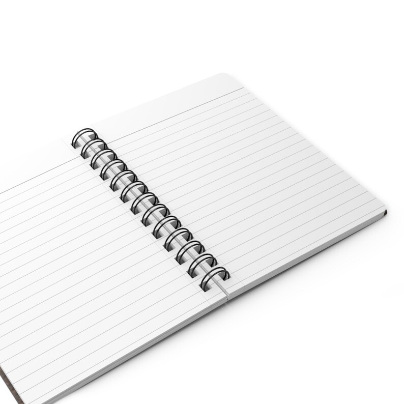 White Lightsaber Jedi Mouse Illustration Spiral Bound Journal image 4