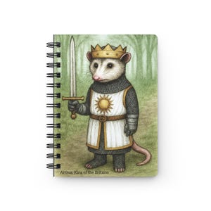 Arthur de Opossum Koning van de Britten - Spiraalnotitieboekje | Monty Python