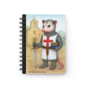 Sir Galahad the Pure - Spiral Notebook | Monty Python