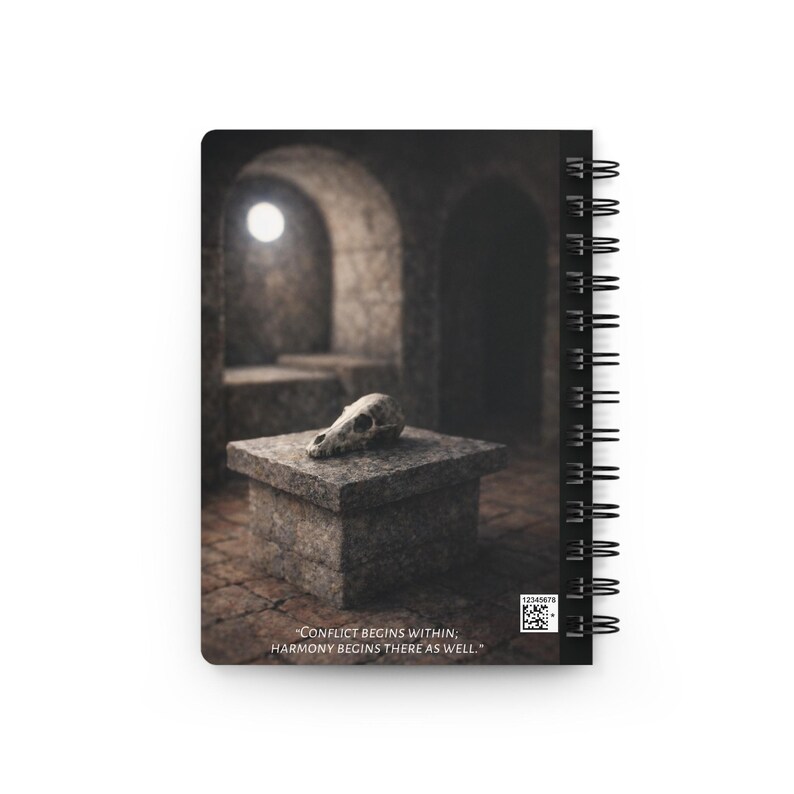 White Lightsaber Jedi Mouse Illustration Spiral Bound Journal image 7