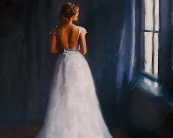 Personalized Oil Painting From Photo Framed or on Canvas, Custom Painting From Photo, Couple Gifts, Custom Portrait, Anniversary Gift