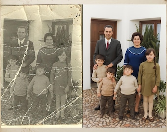 Old Photo Restoration & Colorization Service