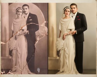 Photo Restoration Services: Image Repair & Enhancements, Photo Colorization, Digital File