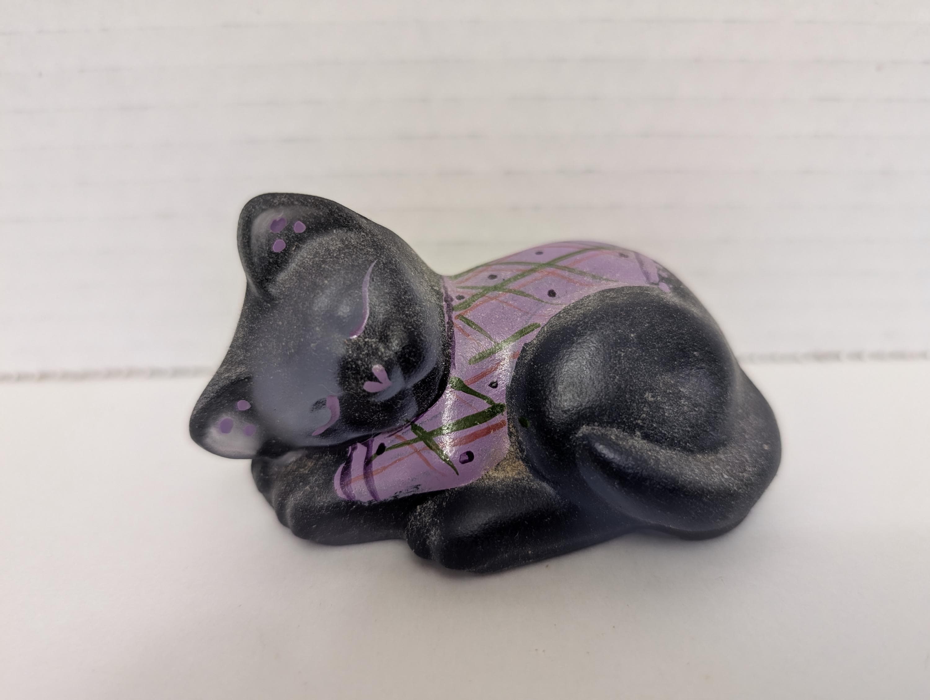 Fenton Sleeping Cat - Etsy