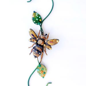 Unique Hand-Painted Bee Plant Hanger