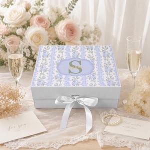Personalized Bridesmaids Gifts Box, Custom Name Bridal Party Box, Bridesmaid Proposal Gift