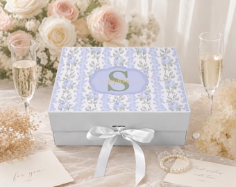 Personalized Bridesmaids Gifts Box, Custom Name Bridal Party Box, Bridesmaid Proposal Gift