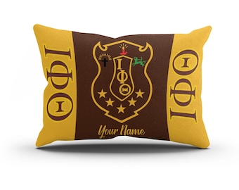 Personalized Iota Phi Theta Pillow Case,Fraternity Gift,Home Decor